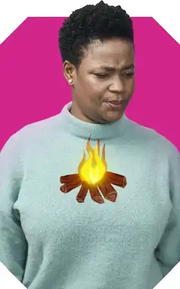 BRENNEN HINTER DEM BRUSTBEIN